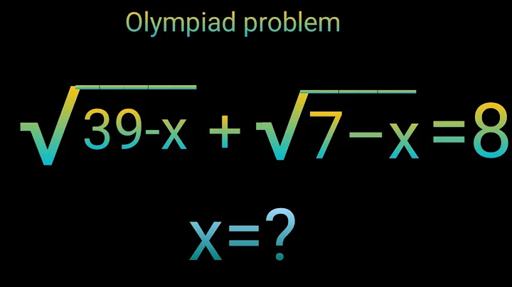 Maths Olympiad || Redical maths problem || Find the value of X ||
