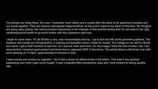 "Just A Taste" | 20-30mg DMT Experience Report