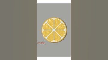 Lemon slice drawing on procreate #shortsviral #procreate #viralvideo #satisfyingvideo #shorts