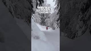 Winter might be over, but we have to put the cherry on top of the season. 🎥 Théo Voutaz #ski