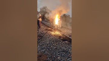 Rail Tensor Machine | Distressing Work & Rail Welding |