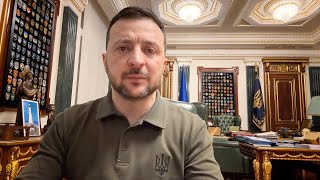 Звернення Володимира Зеленського наприкінці 1062-го дня війни