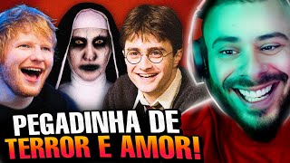 REAGINDO A PEGADINHA DE TERROR! - LEO STRONDA