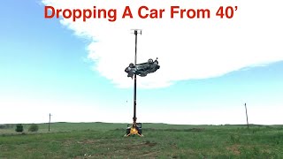 Car Drop from 40 feet #shorts #short #kia