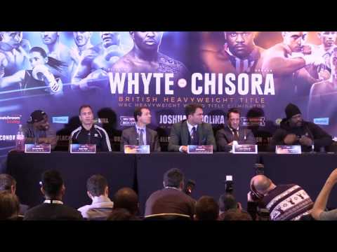 WATCH: Chisora throws table at Whyte