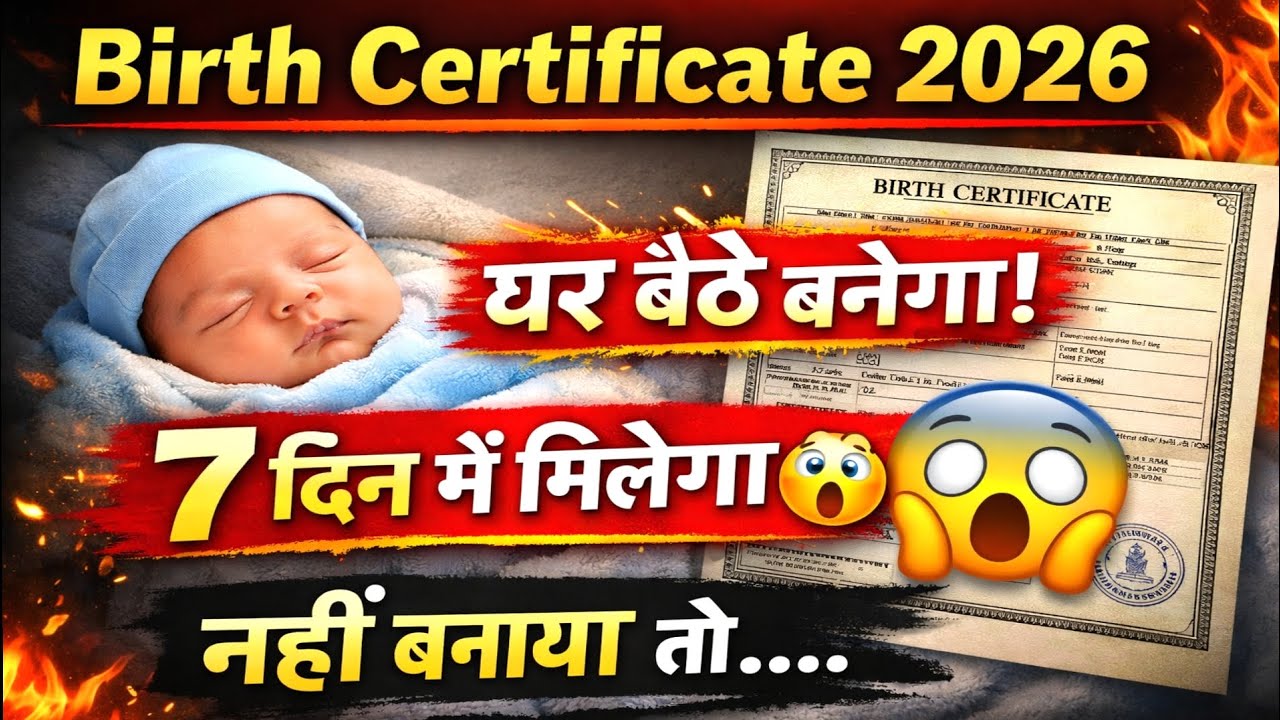 Big Update 2026! Birth Certificate Apply Online | 7 दिन में सर्टिफिकेट मिलेगा? 😲 Chetna 2.0