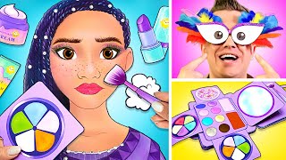 Making Beauty Box For Paper Doll Asha | Fun DIY And Paper Crafts by Imagine PlayWorld