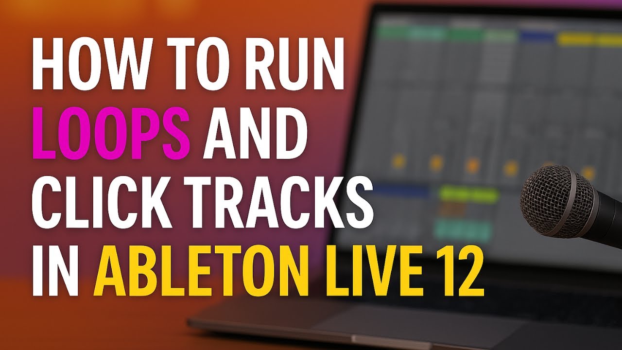 How to Setup and Run Loops and Click Tracks in Ableton Live 12 for Church & Gigs