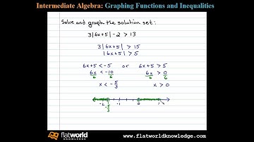Solve an Absolute Value Inequality with Greater Than Symbol - Algebra fwk - IA 02-0604