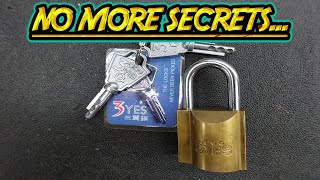 (1591) 3 Yes Padlock Secrets REVEALED!