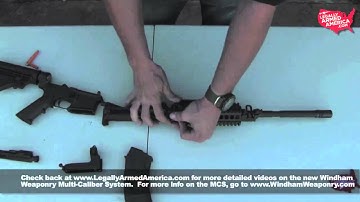 Convert your AR-15 from 5.56 to 7.62 in one minute!