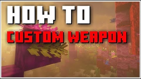 How to code CUSTOM WEAPONS | Datapack Tutorial | Vanilla minecraft 1.19