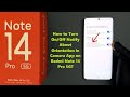 How to Turn On/Off Notify About Orientation in Camera App on Redmi Note 14 Pro 5G?