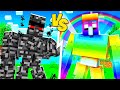 GOLEM DI BEDROCK CONTRO GOLEM ARCOBALENO - MINECRAFT ITA