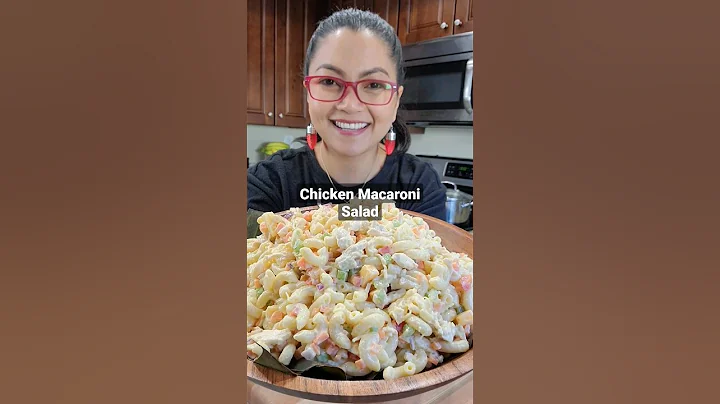 The Best Chicken Macaroni Salad Recipe #shorts #filipinofood