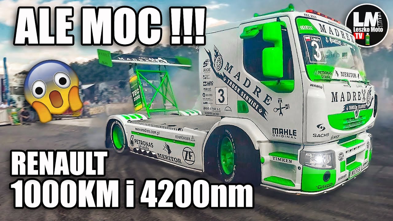 CIĘŻARÓWKA DO DRIFTU MA 1000KM i 4200nm | Renault Premium DXi MADREX
