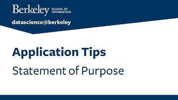 Application Tips – Statement of Purpose