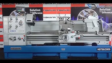 High Speed All Geared Lathe Machine (Model – HST80/2000) – Bhavya Machine Tools