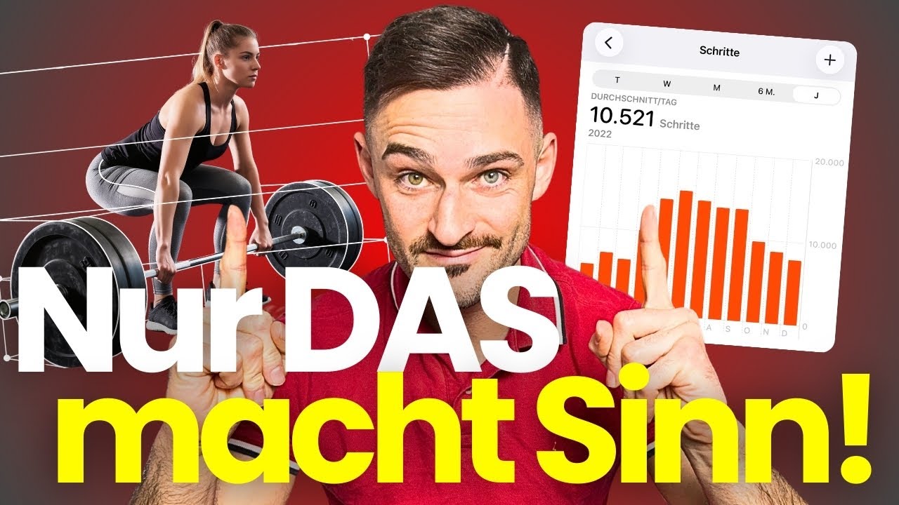 3x SPORT oder 10000 SCHRITTE zum ABNEHMEN?! - Fitness Trainer ERKLÄRT!