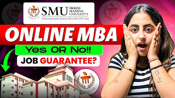 Sikkim Manipal university Online MBA Job Guaranteed Program 🔥