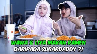 WAWA DAN LIYA MAKAN MAGGIE RAMEN DARI DATO KAYANGAN