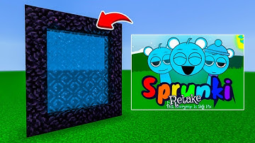 How to Make A Portal To The SPRUNKI RETAKE Dimension in Minecraft!