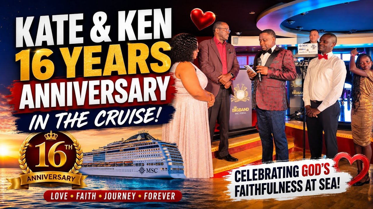 Kate Ken 15yrs wedding Anniversary inside the Cruise Ship