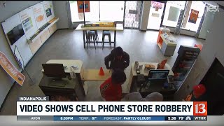 Video Of Cell Phone Store Robbery