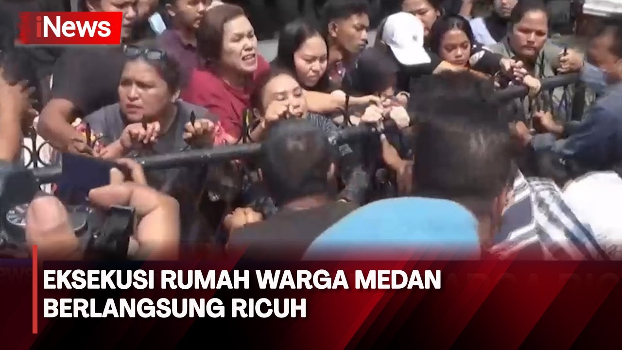 Eksekusi Rumah Warga Medan Berlangsung Ricuh, Sejumlah Provokator Diamankan