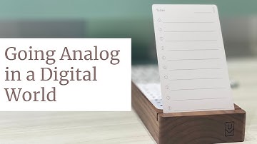 My 2022 Productivity System: Analog by Ugmonk