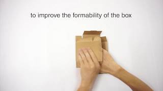 Folding Kraft Paper Tuck in Flap Boxes
