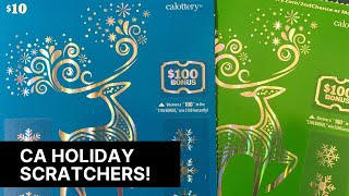 Winter Bucks CA Holiday Scratchers