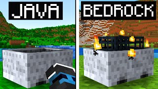 MINECRAFT: JAVA vs BEDROCK - 20 DIFFERENZE EPICHE