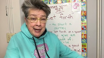 Increase YOur English Skills:  Set Forth