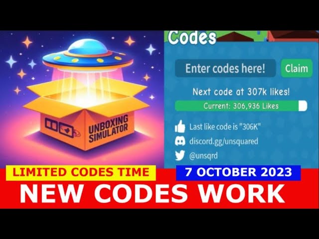 Roblox Unboxing Simulator Codes (August 2021)