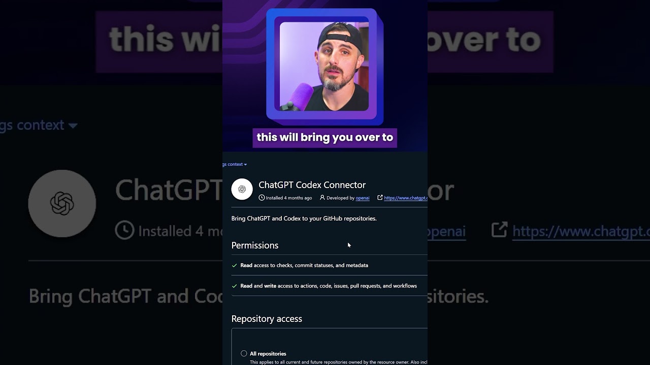 How to Configure Repositories on GitHub (Open AI Codex)