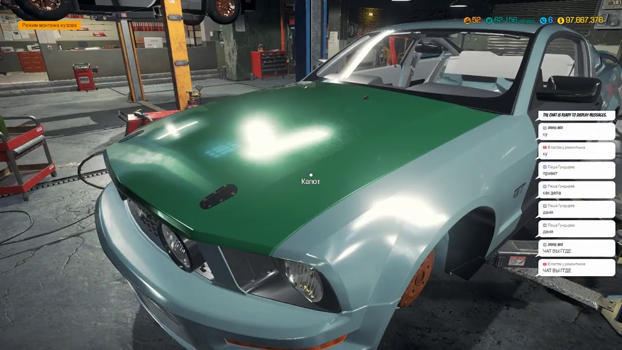 Добавил моды, и собираем новую тачку.(Car Mechanic Simulator 2019