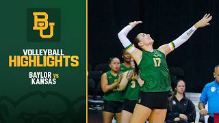 Baylor Volleyball: Highlights vs. Kansas | October 25, 2026