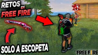 Juego Una Partida Solo a Escopeta En clasificatoria - RETOS EN FREE FIRE #1