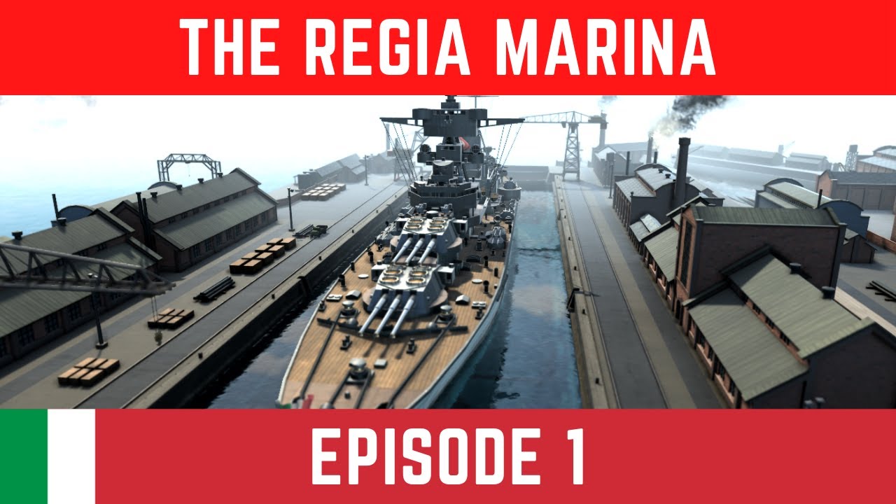 Ultimate Admiral Dreadnoughts The Regia Marina Italy 1940 Campaign 1 Youtube