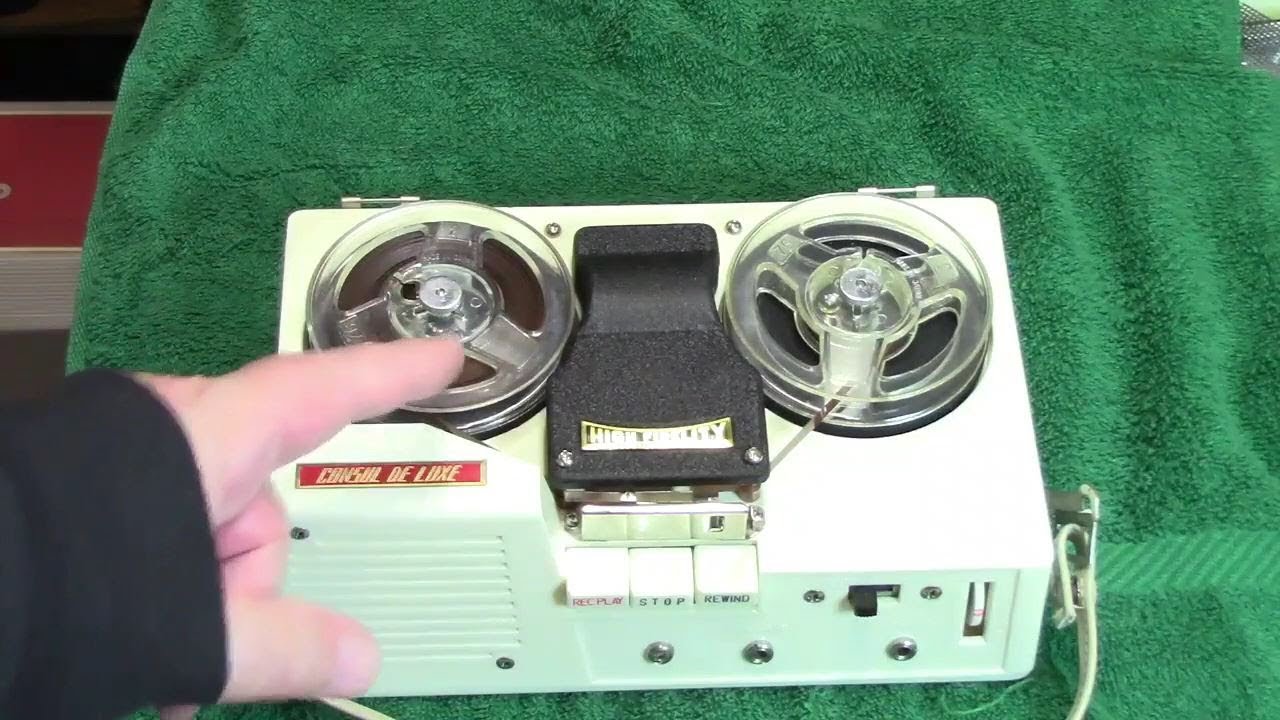 Captain Scarlet Sings? Cpt. Scarlet Tape Recorder – Pt. 2 – Consul DeLuxe Rim Drive Recorder