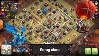Perfect Hdv12 Vs Hdv12 Edrag Clone Baloon Lava Hound Clash Of Clans