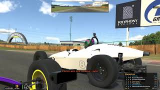 iRacing Formula Vee Craziest Crash You'll see & Podium Race!