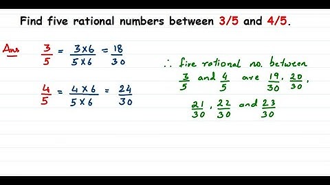 Find five rational numbers between 3/5 and 4/5.|Rational Numbers Class 8 | Axiom 1729 | NCERT