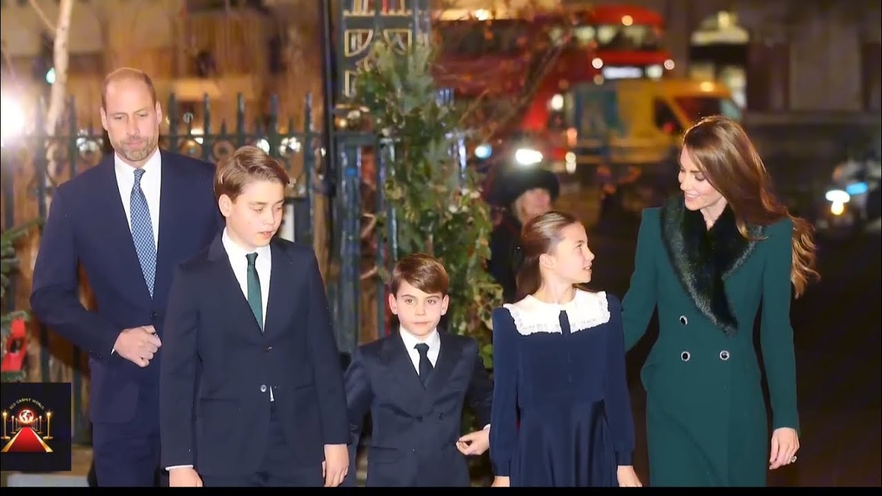 Prince George, Charlotte & Louis Shine at Kate’s Christmas Carol Service | Royal Family Moments