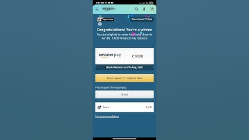 Tecno Spark 7T Quiz Answer today | Win 1000 Amazon pay balance | 08 July 2021