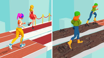 Shoe Race 👢👠👟 All Levels Gameplay Android iOS