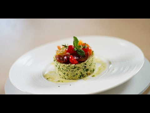 French tabouleh with couscous, from the video