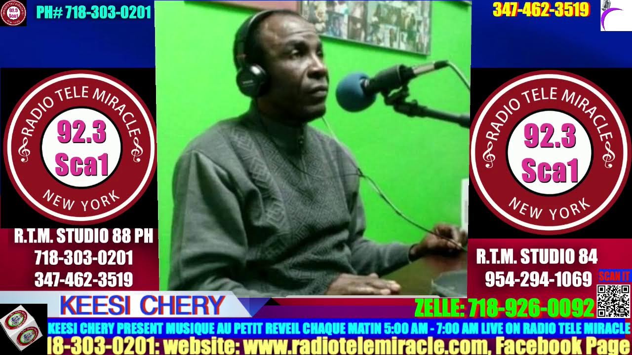 KEESI CHERY MUSIQUE AU PETIT REVEIL LIVE ON RTM. 92.3 SCA1