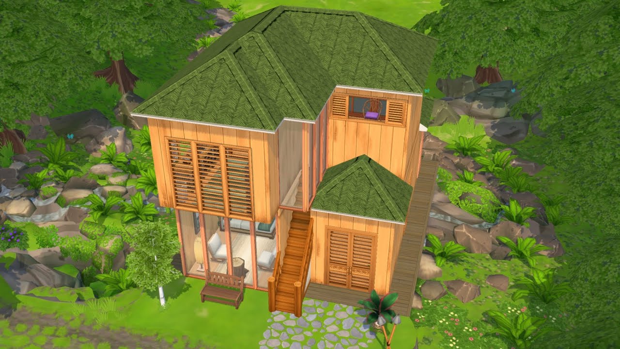 Tiny vacation home - speed build | The Sims Mobile